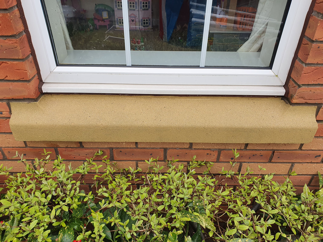 Stone Window Sill Cleaning